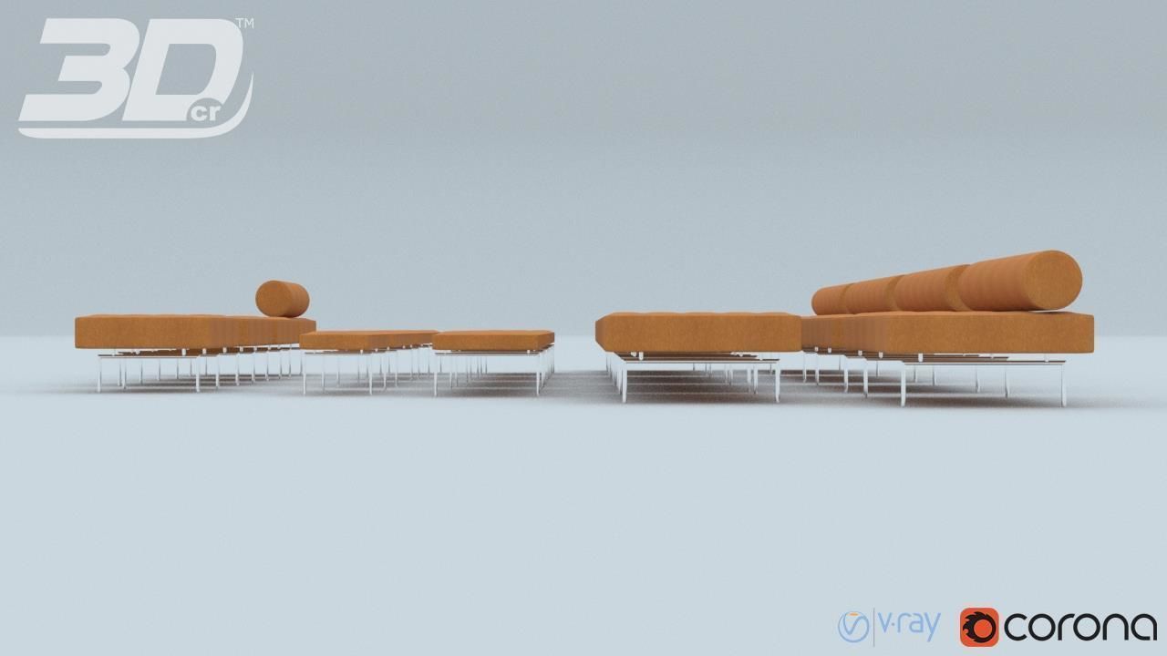 Loxy Sofa Modular Set 3D model_11
