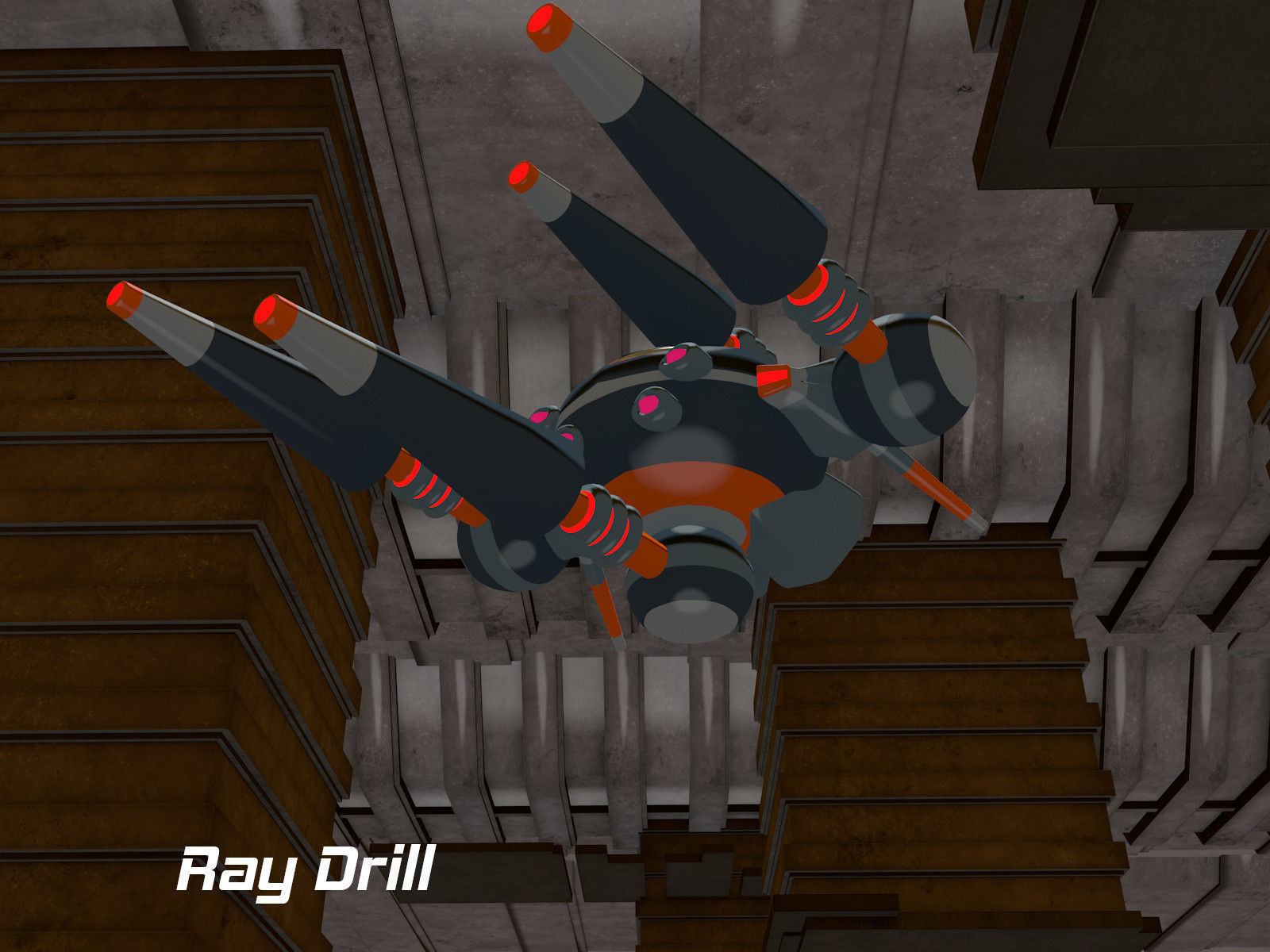 Rocketnauts BattlePod Series Low-poly 3D model_9