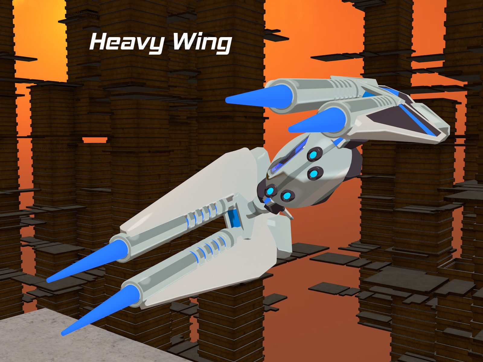 Rocketnauts BattlePod Series Low-poly 3D model_13