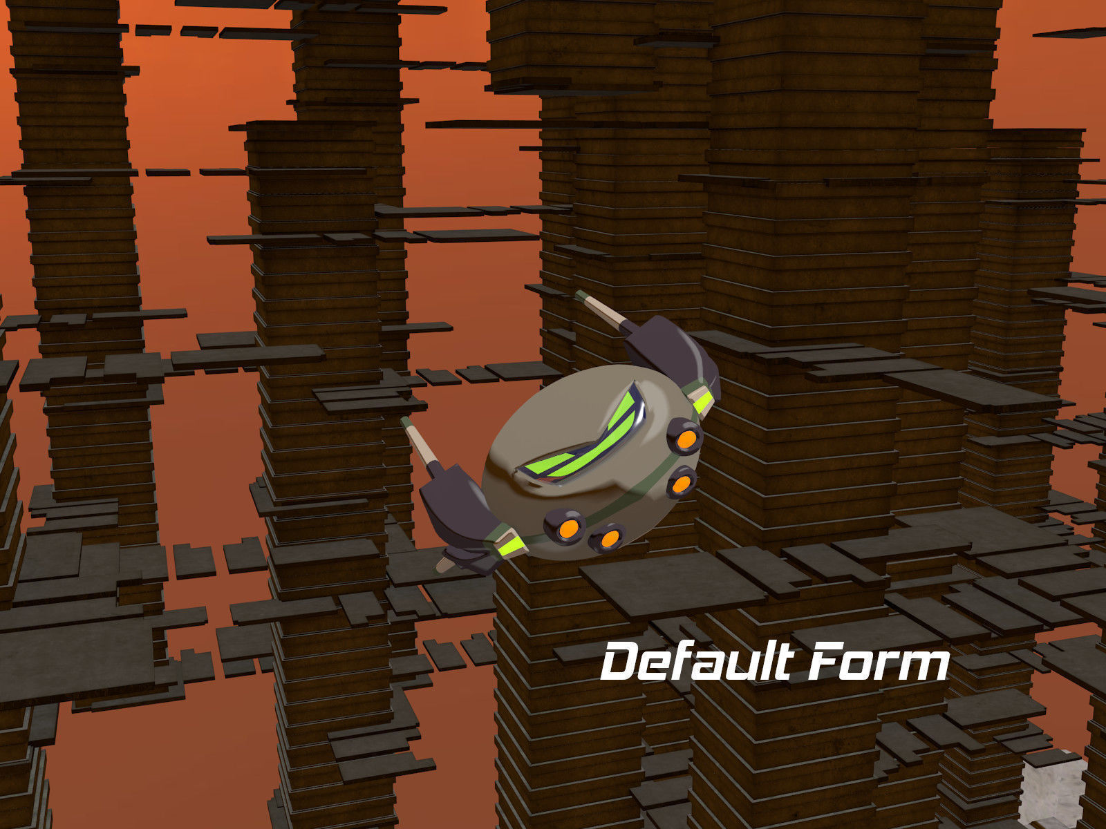 Rocketnauts BattlePod Series Low-poly 3D model_1