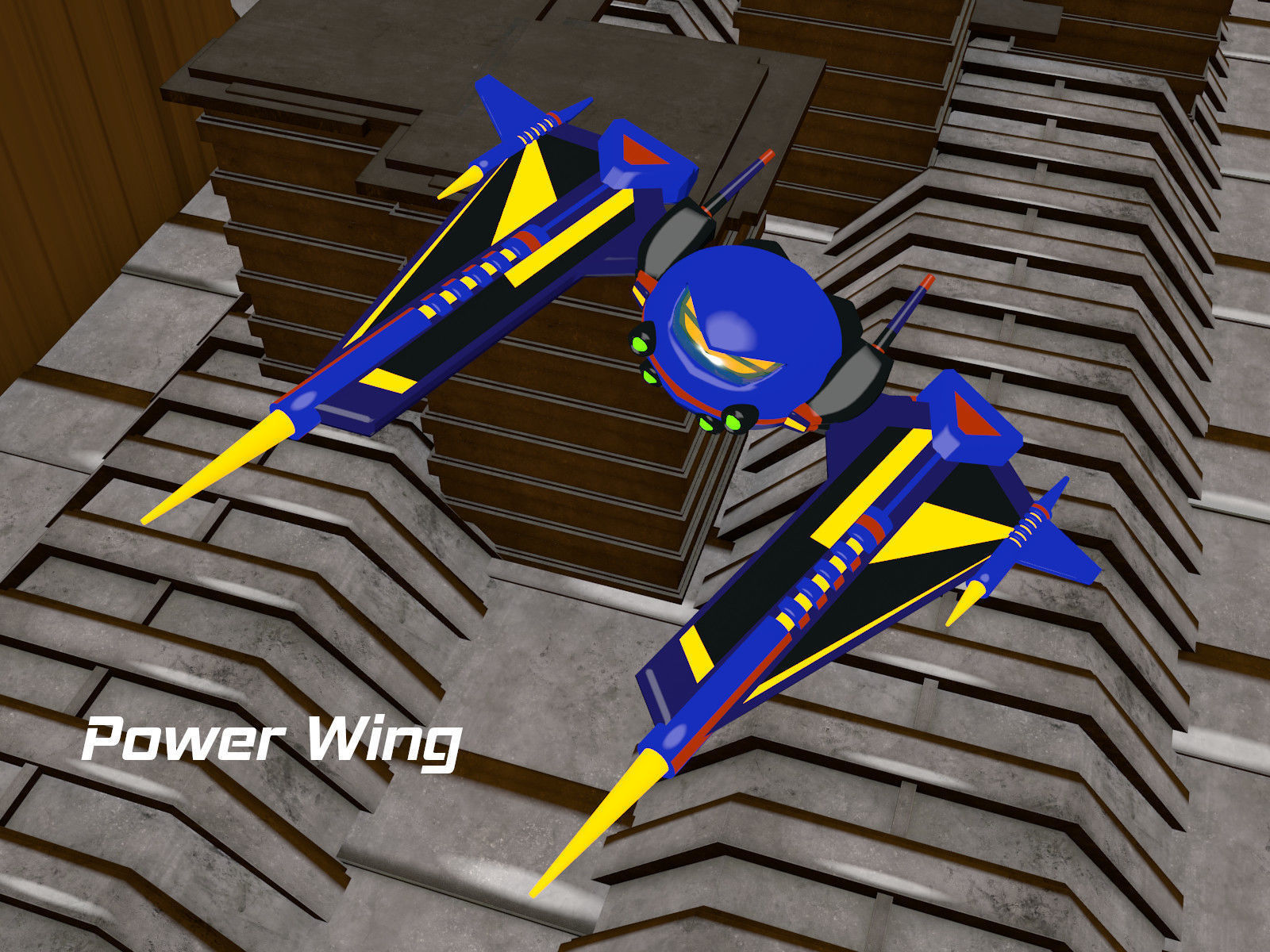 Rocketnauts BattlePod Series Low-poly 3D model_14