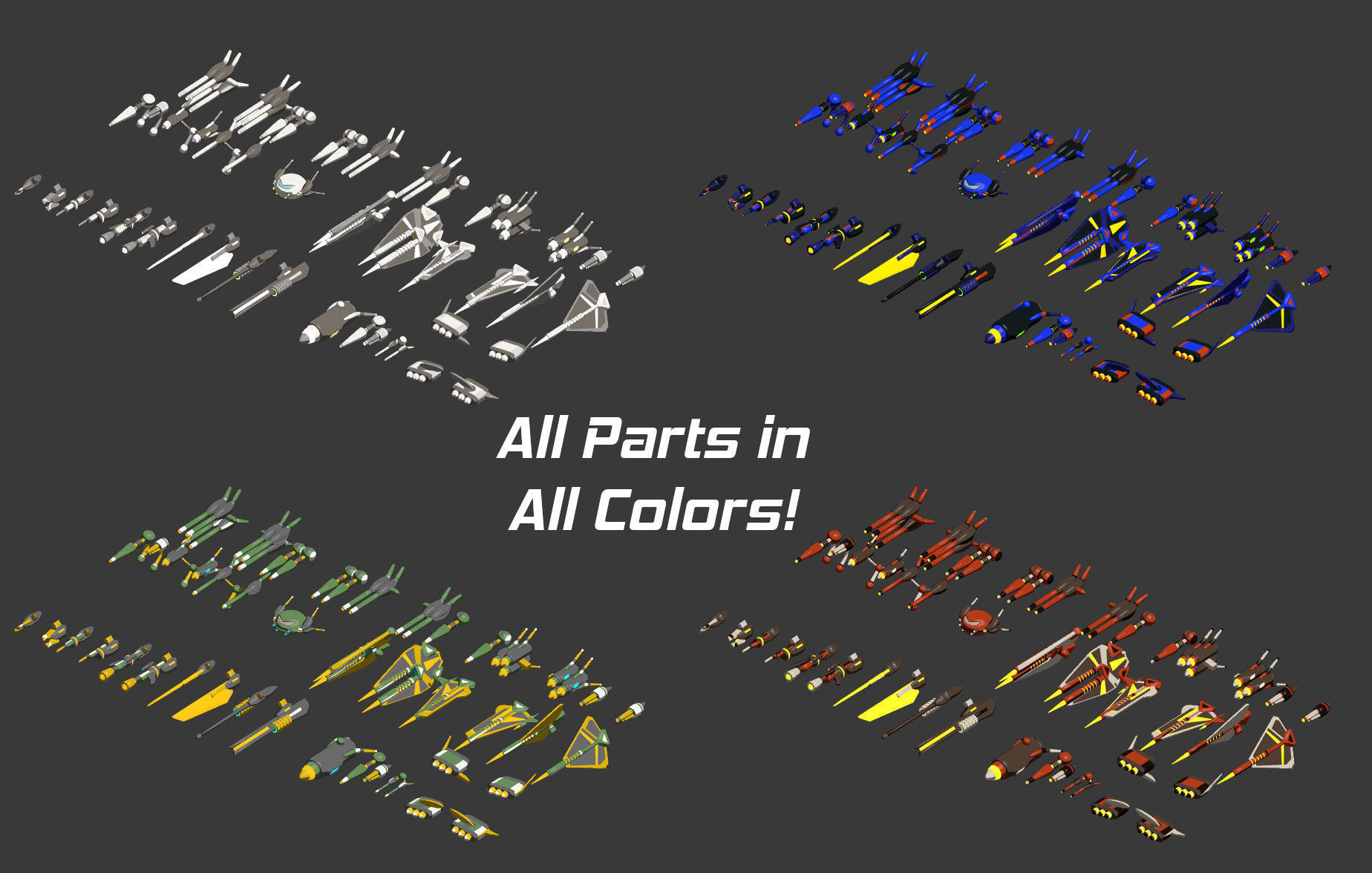 Rocketnauts BattlePod Series Low-poly 3D model_17