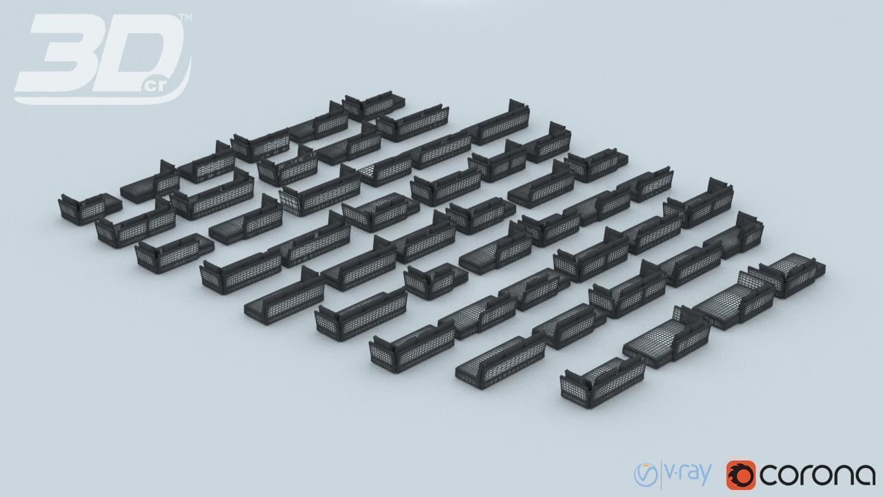 Jonna Sofa Modular Set 3D model_8