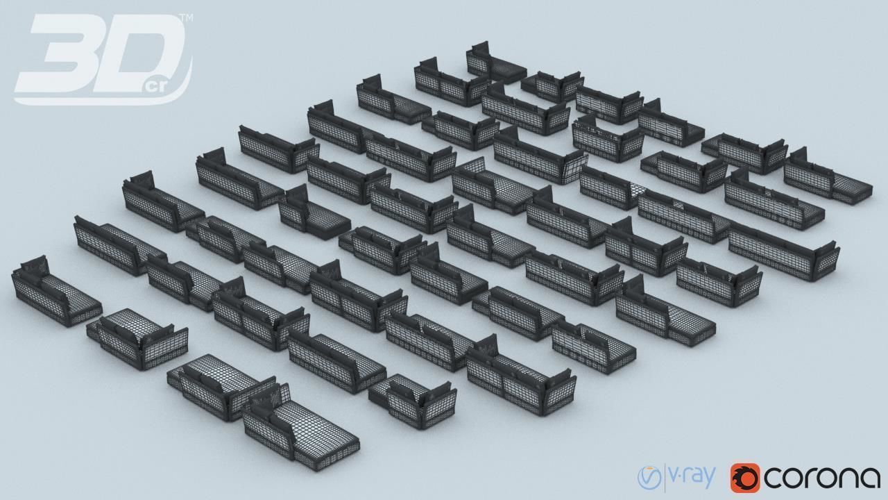 Jonna Sofa Modular Set 3D model_6