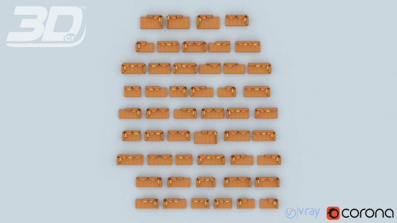 Jonna Sofa Modular Set 3D model_13