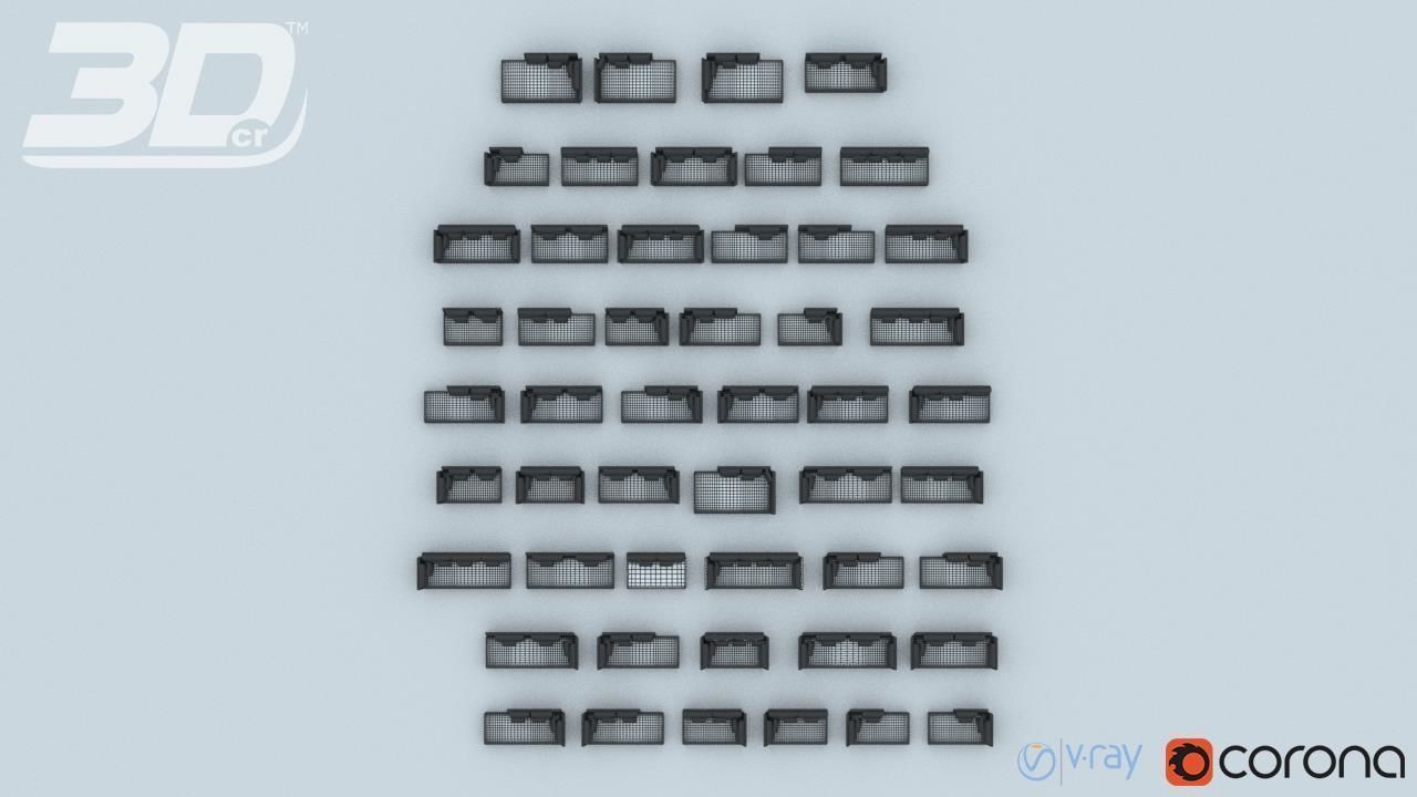 Jonna Sofa Modular Set 3D model_14