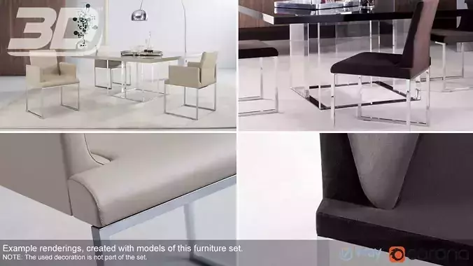Herra Chairs 3D model