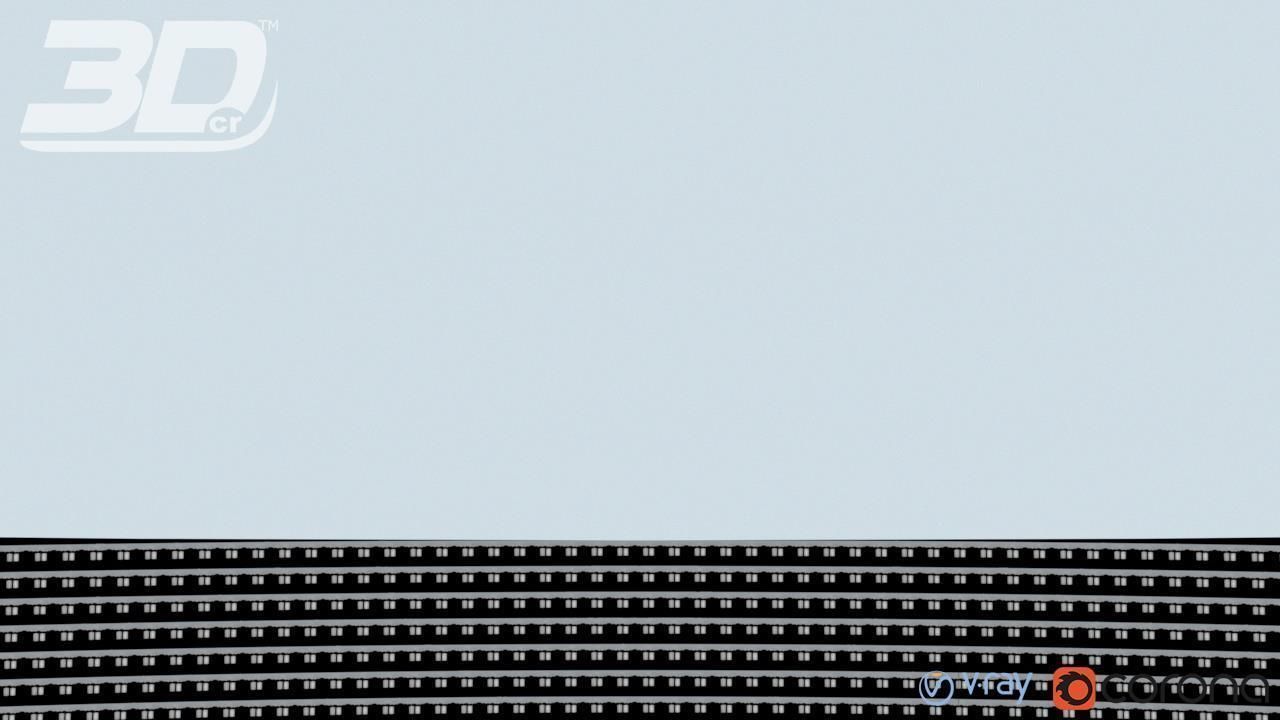 Henndar Set modern living room furniture 3D model_9