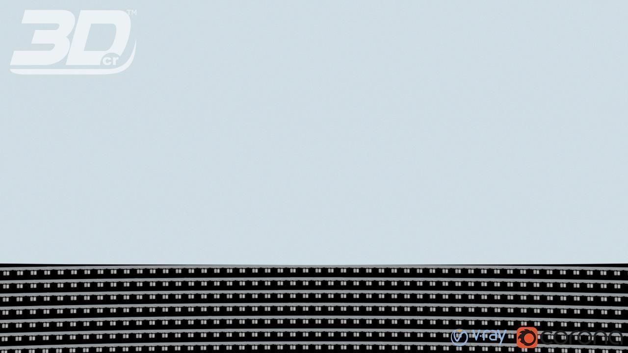 Henndar Set modern living room furniture 3D model_10