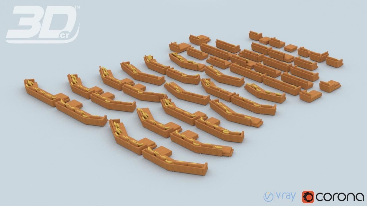 Antia Sofa Modular Set 3D model_5