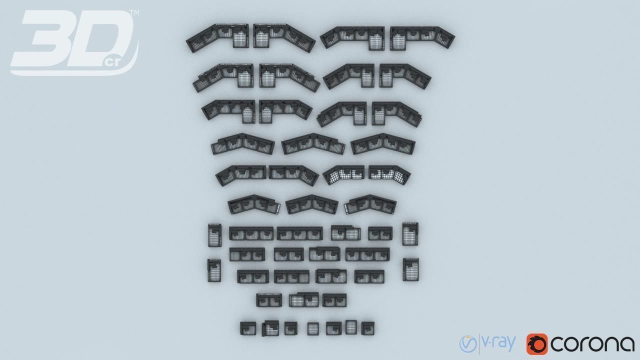 Antia Sofa Modular Set 3D model_14