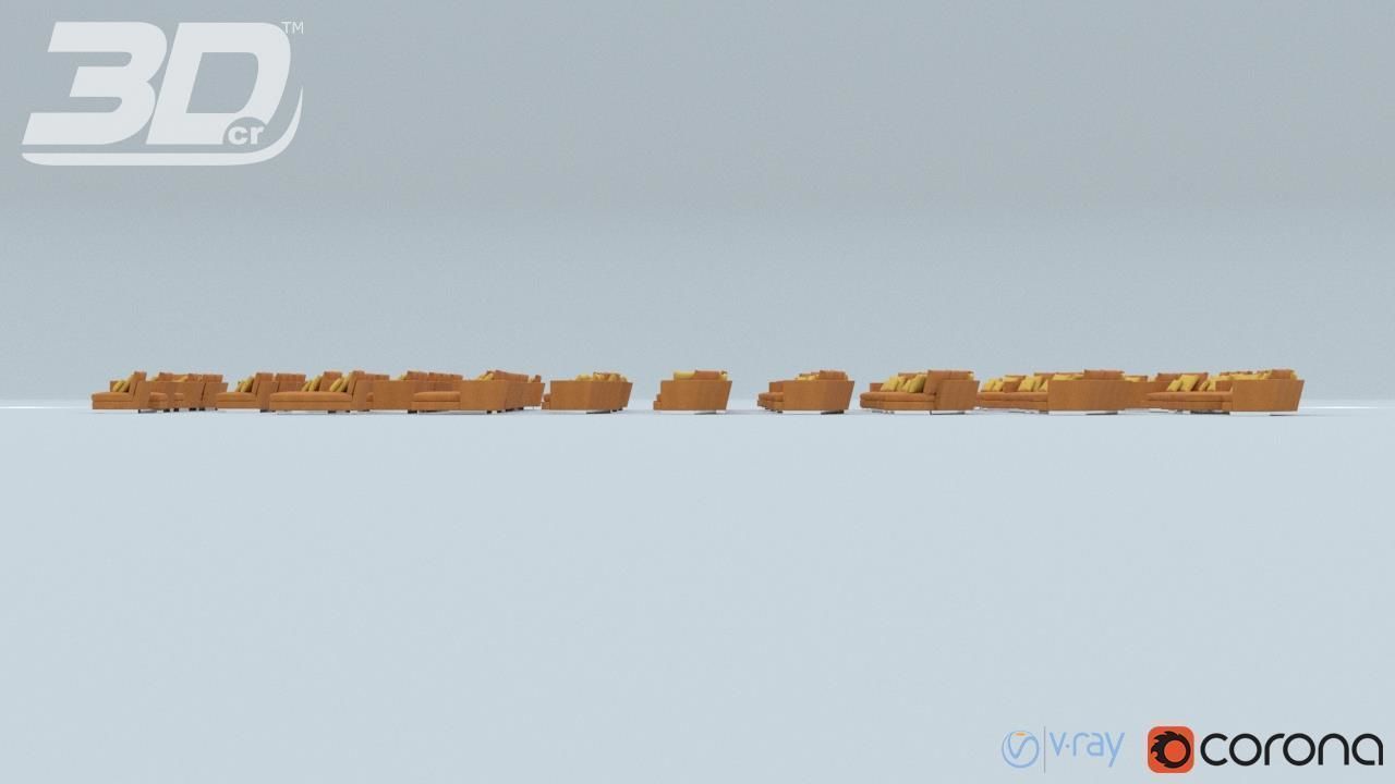 Antia Sofa Modular Set 3D model_11