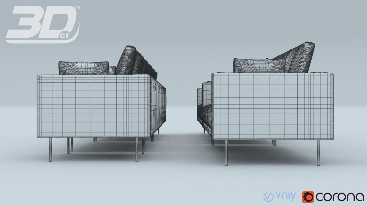 Adon Sofa Set 3D model_12