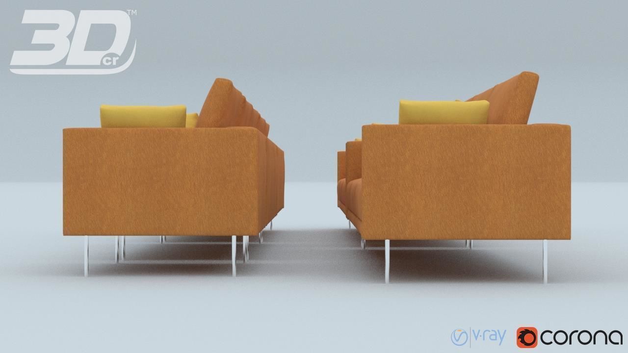 Adon Sofa Set 3D model_11