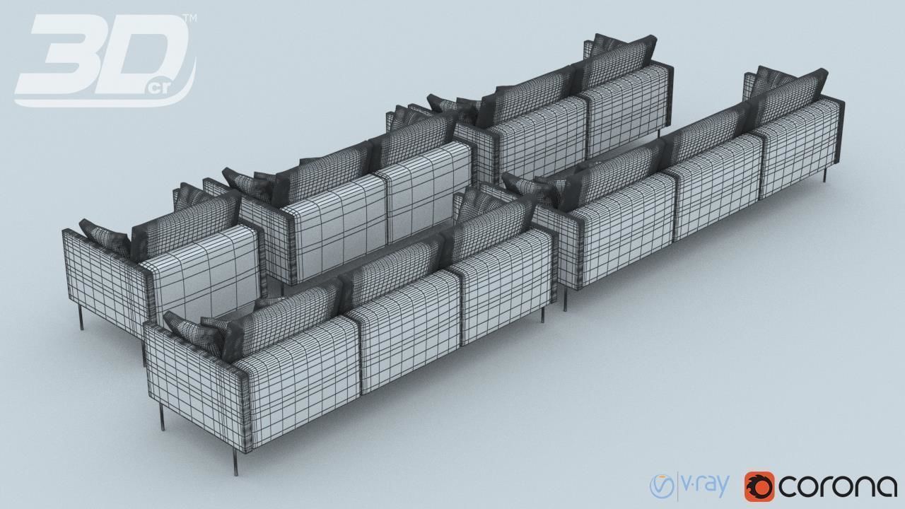 Adon Sofa Set 3D model_8