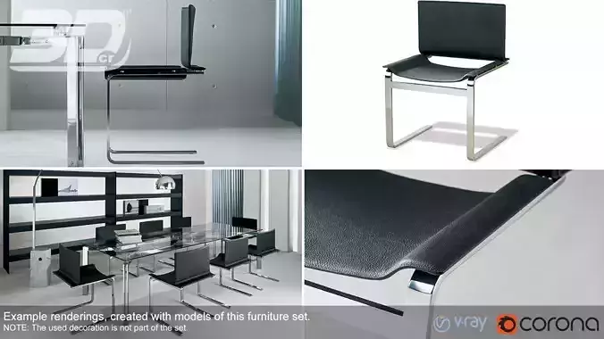 jinto chairs 3D model