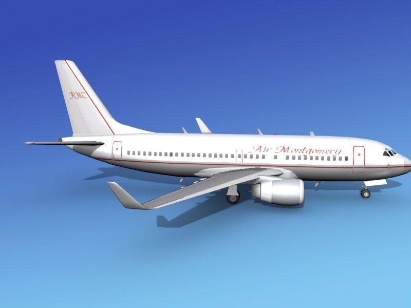 Boeing 737-700ER Air Montgomery 3D model_5