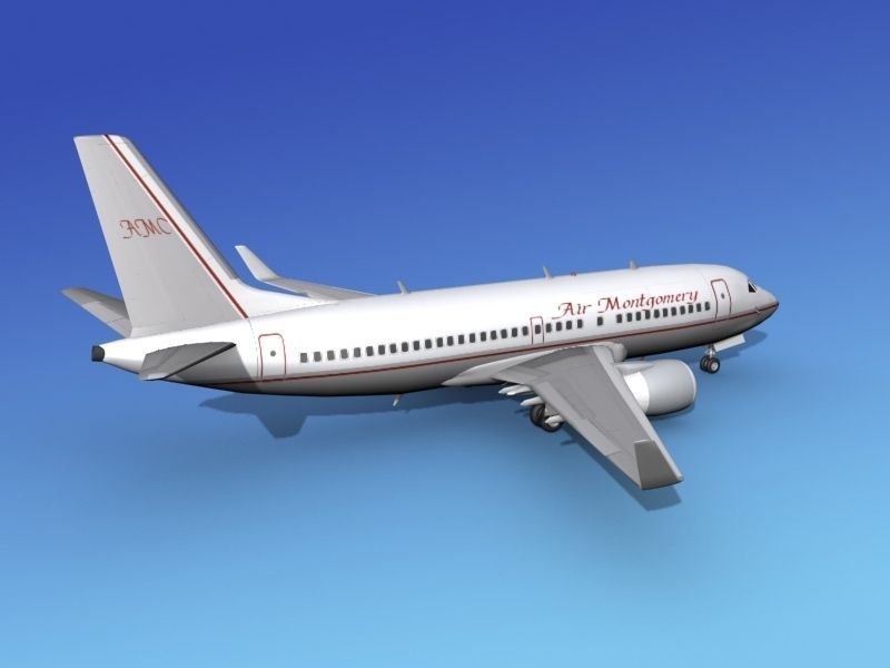 Boeing 737-700ER Air Montgomery 3D model_6