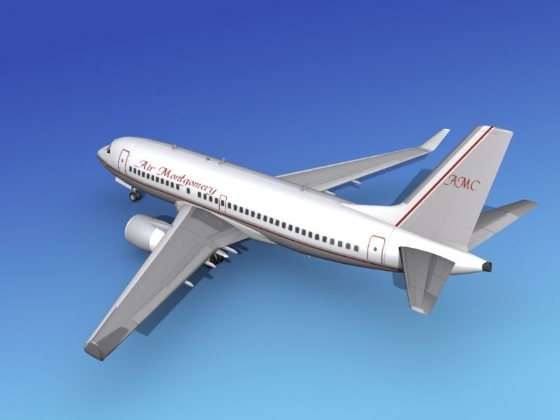 Boeing 737-700ER Air Montgomery 3D model_9