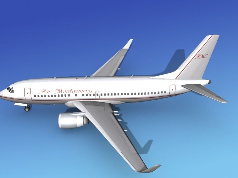 Boeing 737-700ER Air Montgomery 3D model_10