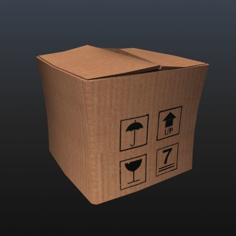 Animated funny cardboard