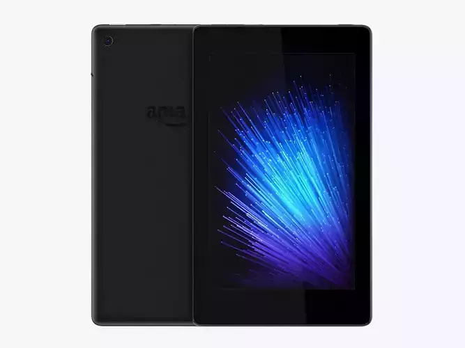 Amazon Fire HD 7 Black 2017 3D model