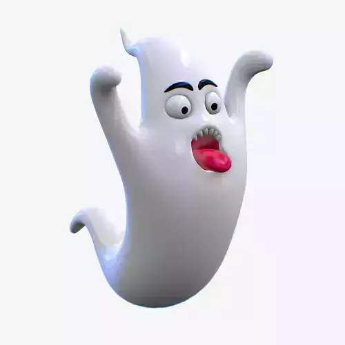 Cartoon Ghost Character V2