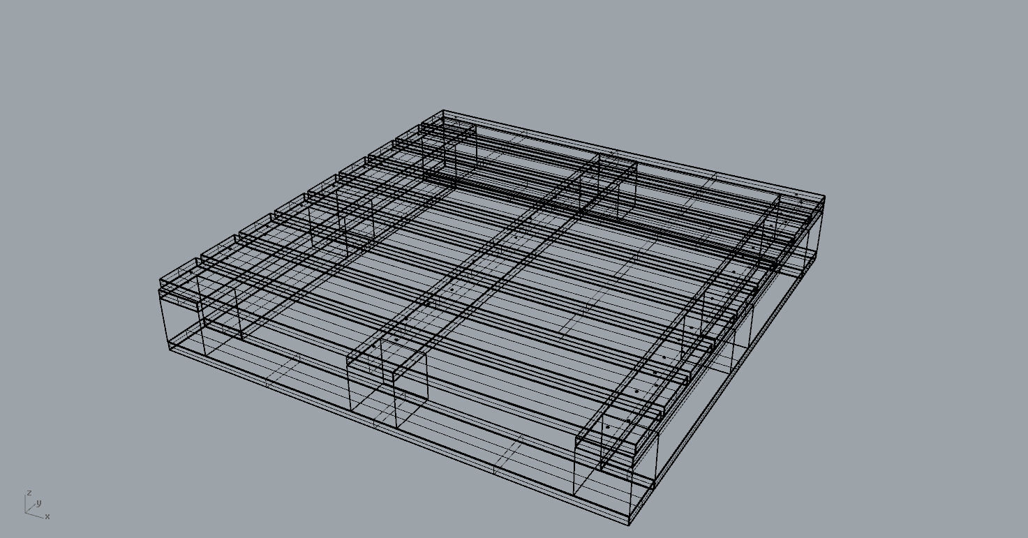 Wood Pallet 3D model_3