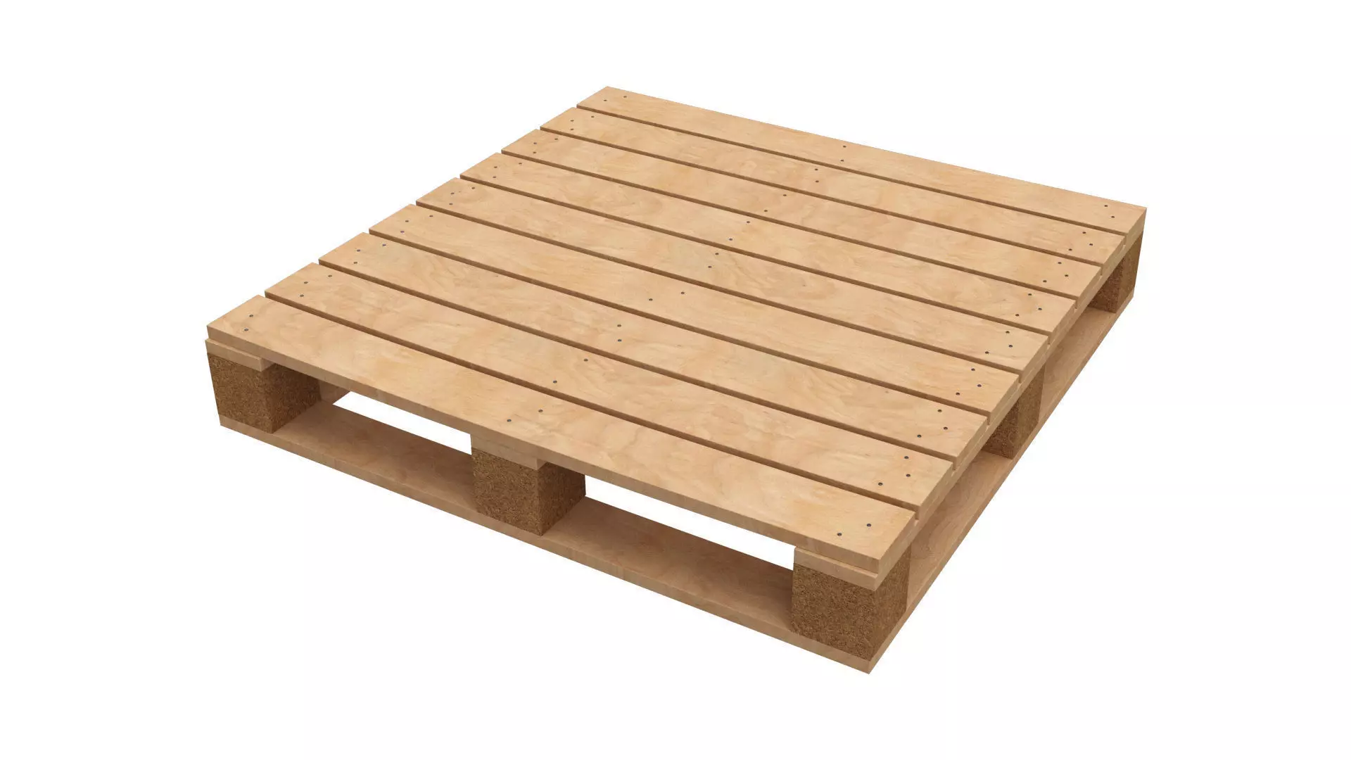 Wood Pallet 3D model_0
