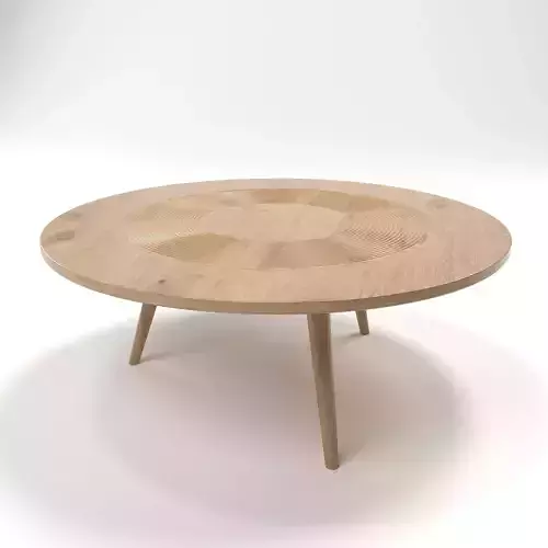 Round Coffee Table Wooden