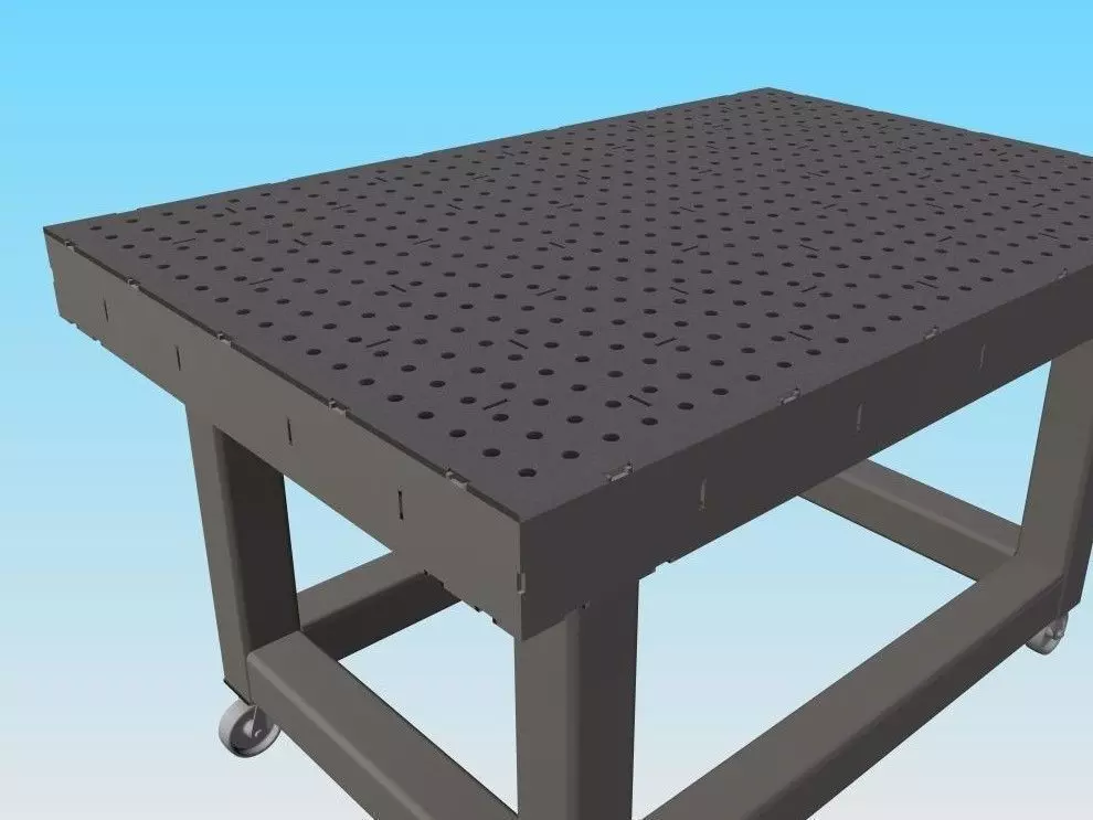 DIY - High Precision Welding Table - Yes you can build it 3D print model_0