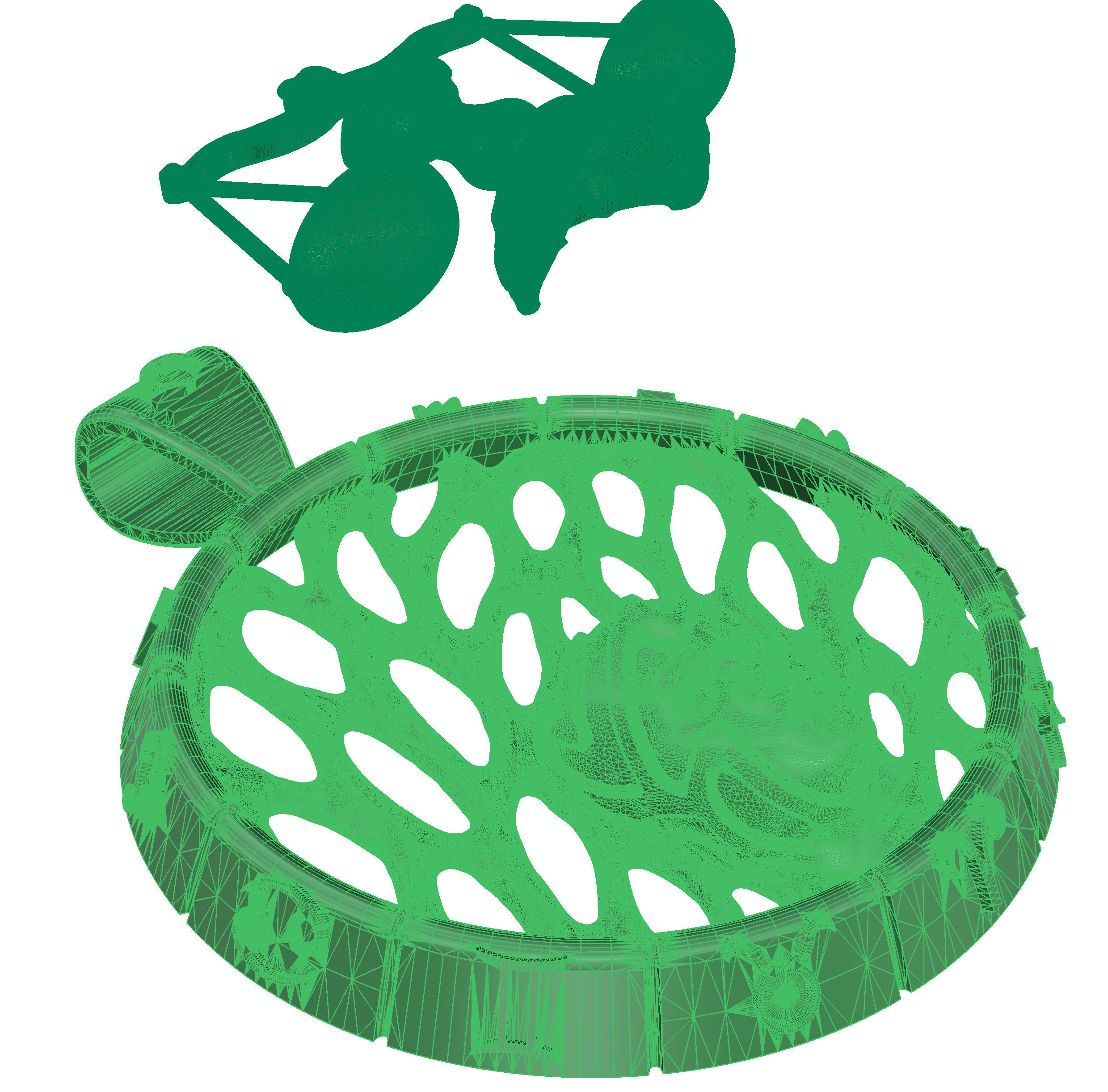 Pendant zodiac sign Libra 3D print model_10