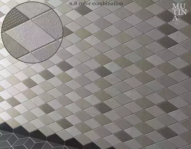 Tile TEX by Mutina - set 03 3D model