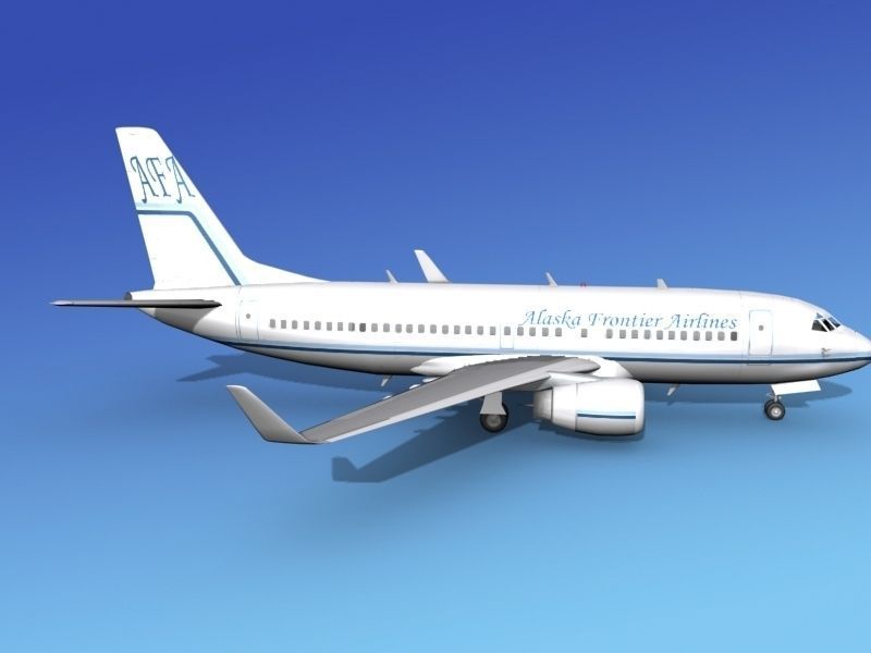 Boeing 737-700ER Alaska Frontier  3D model_4