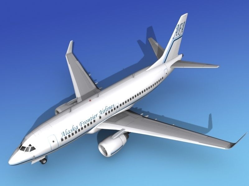 Boeing 737-700ER Alaska Frontier  3D model_10