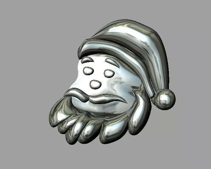 Santa Bead 3D print model_0
