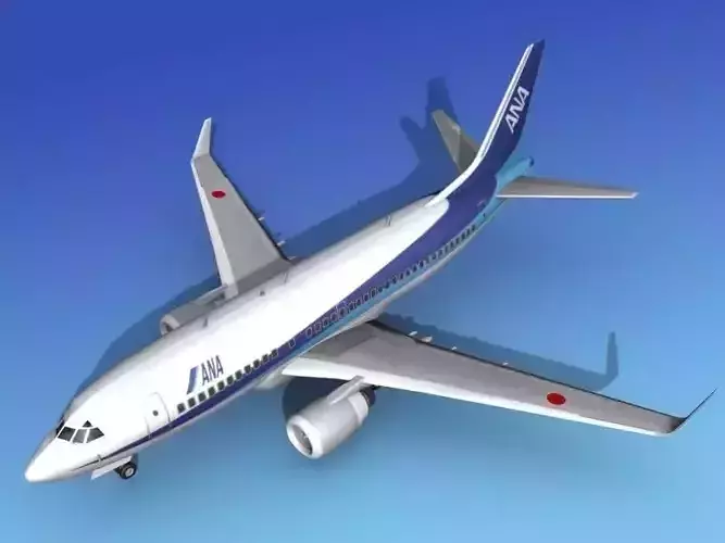 Boeing 737-700ER All Nippon Airways 3D model
