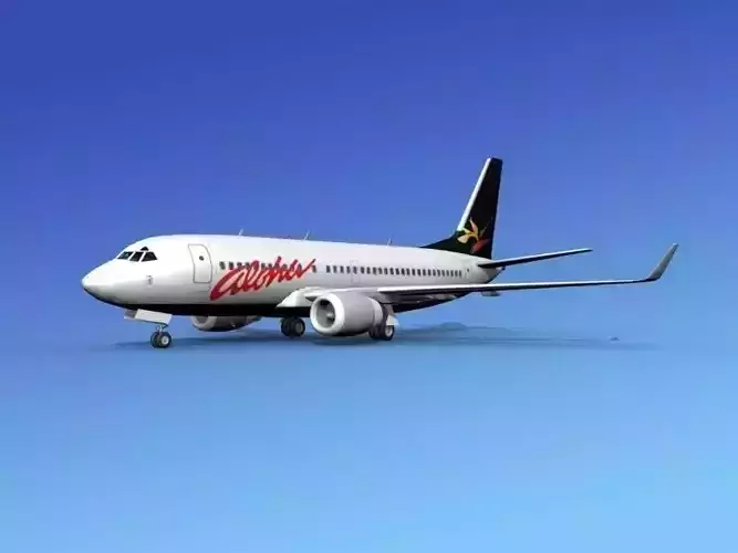 Boeing 737-700ER Aloha 3D model