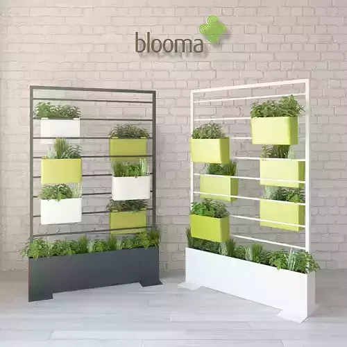 Blooma vegetal divider 3D model