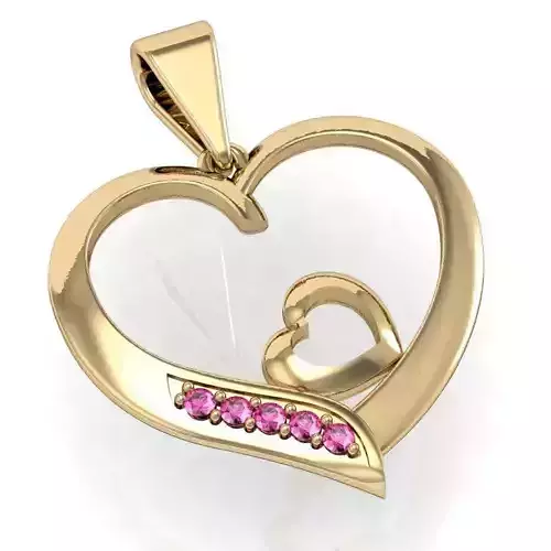 beautyful  pendant hearts 
