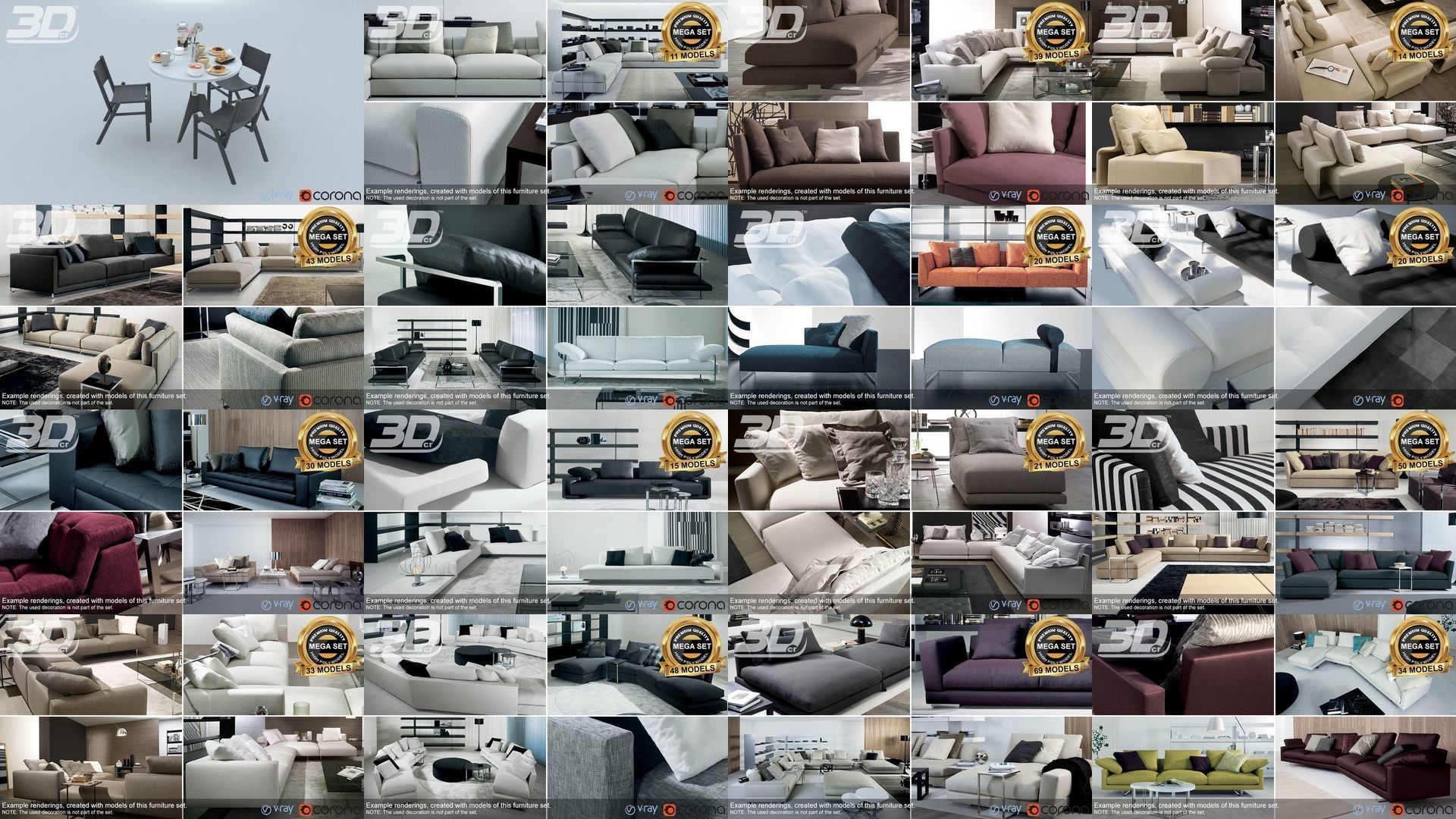 MEGA Modular Furniture Set Collection _1