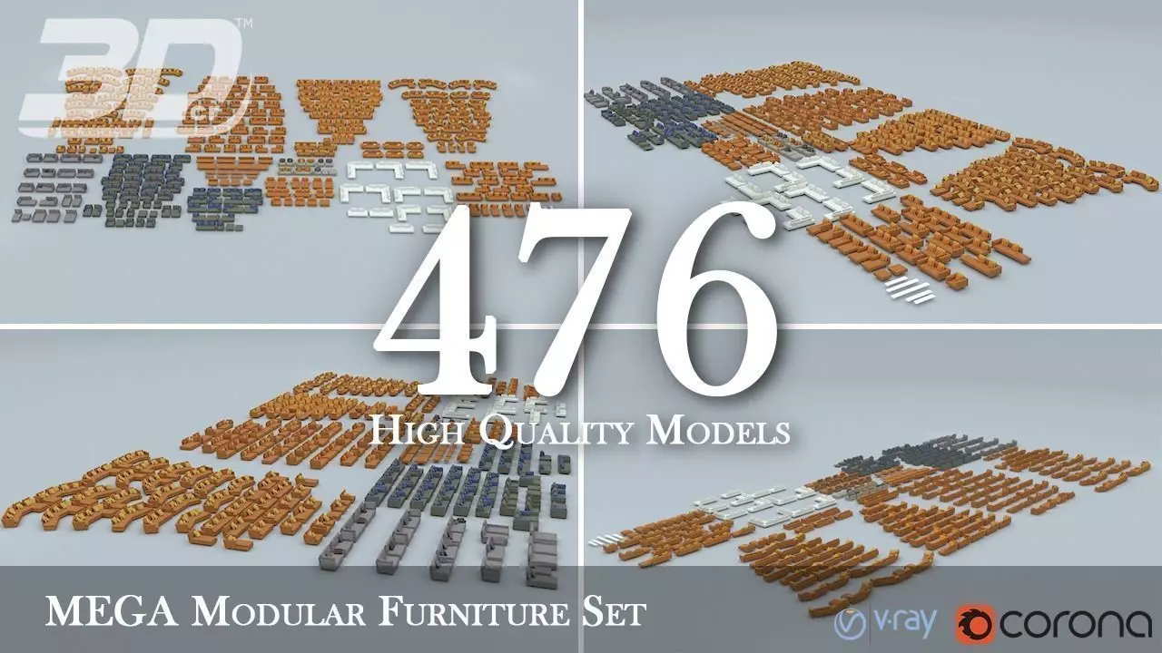 MEGA Modular Furniture Set Collection _0