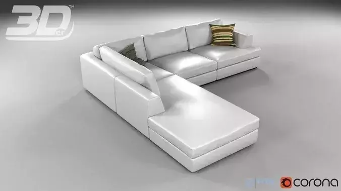 Mega Sofa Collection 3D Model Pack 4