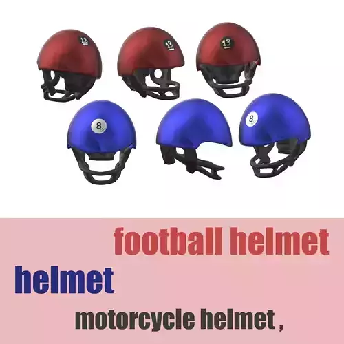 Motorcycle Helmet- Football Helmet