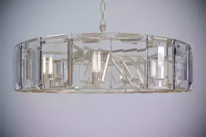 restoration hardware HARLOW CRYSTAL CHANDELIER 3D model