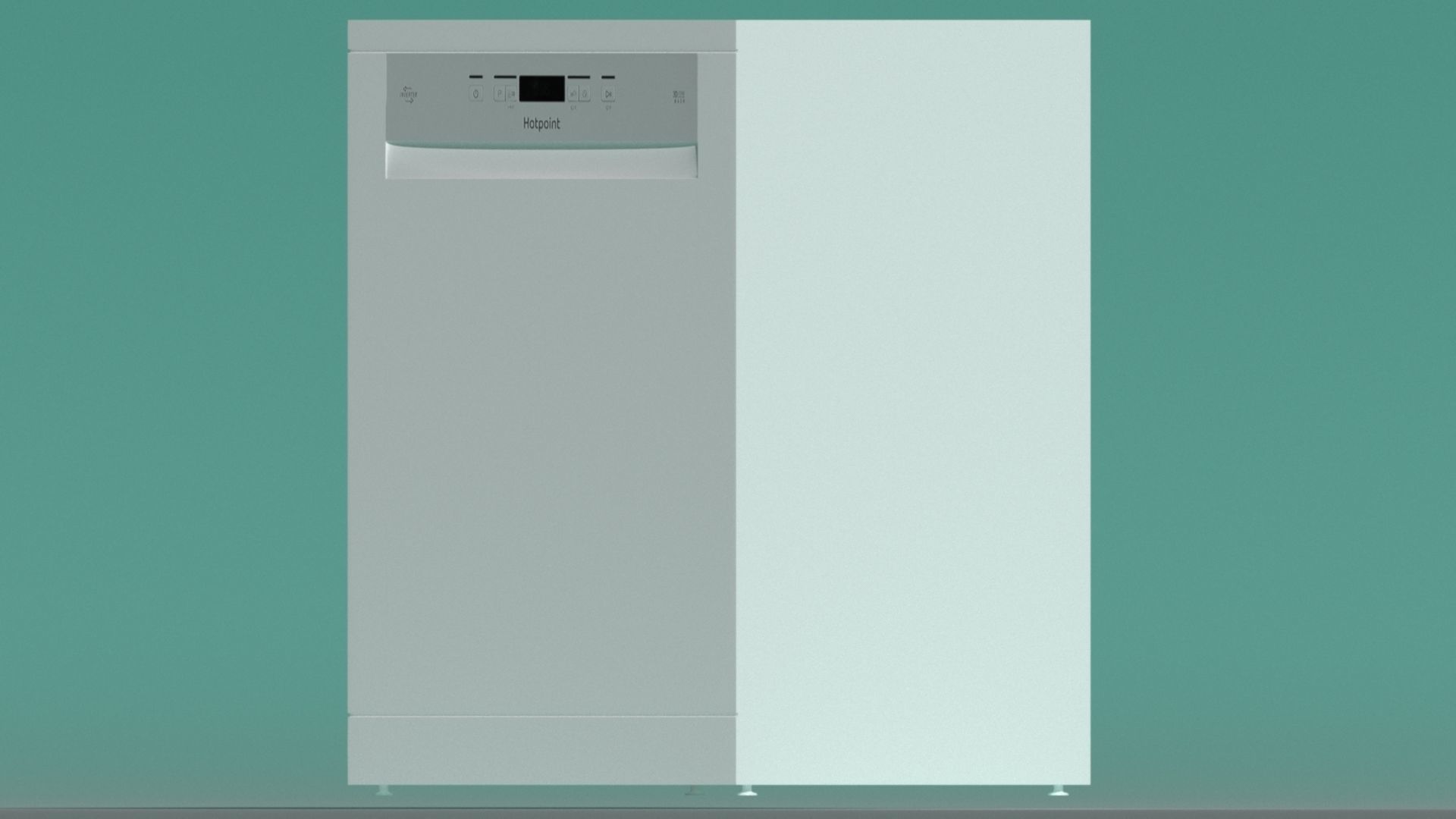 Dishwasher Free 3D model_2