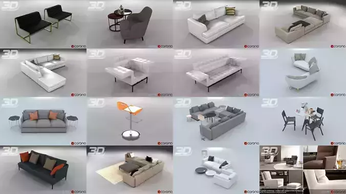 Mega Sofa and Chair Collection 
