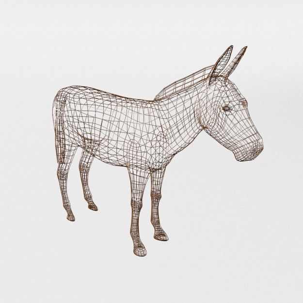 25 Farm - Domestic Animal Models Pack Low-poly 3D model_36