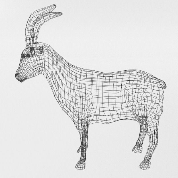 25 Farm - Domestic Animal Models Pack Low-poly 3D model_90