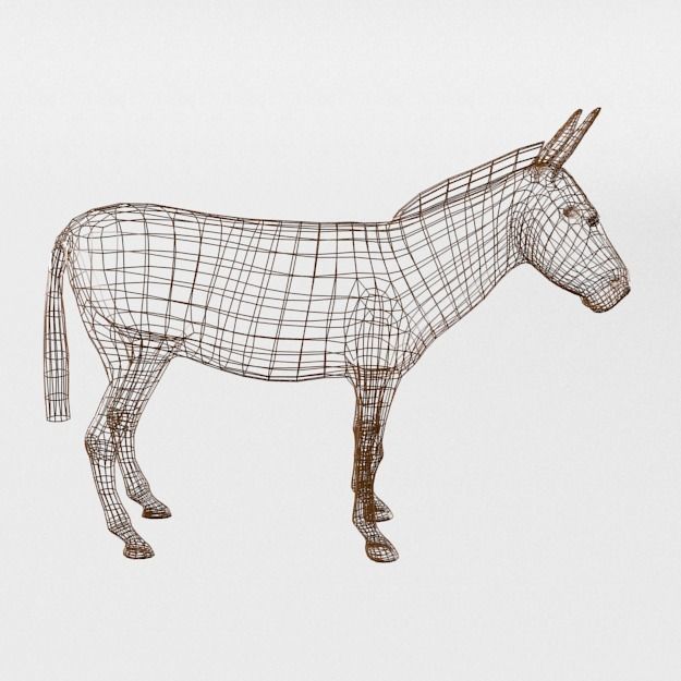 25 Farm - Domestic Animal Models Pack Low-poly 3D model_35